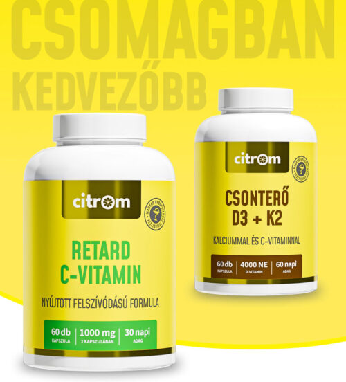 Retard C-vitamin + Csonterő D3+K2