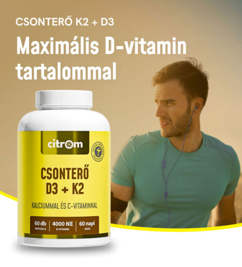 Csonterő D3+K2 kapszula (6Odb)