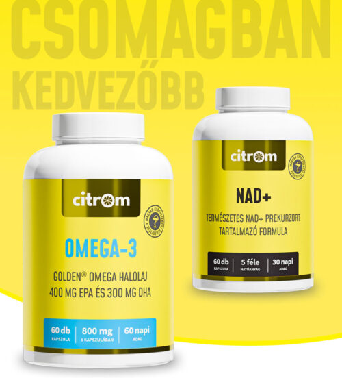 Omega-3 Halolaj + NAD Prekurzor