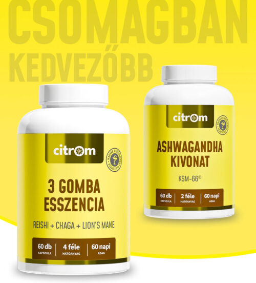 3 Gomba Esszencia + Ashwagandha kivonat