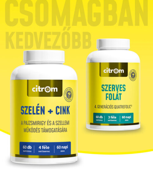 Szelén+Cink + Szerves Folát