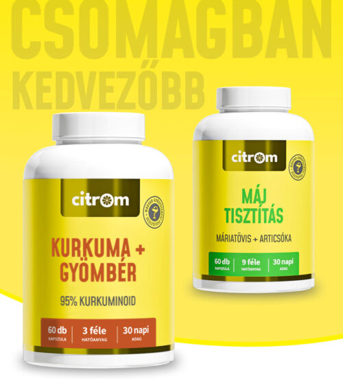 Kurkuma+Gyömbér + Máj Tisztítás
