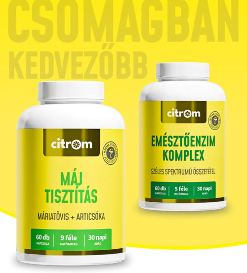 Máj Tisztítás + Emésztőenzim Komplex